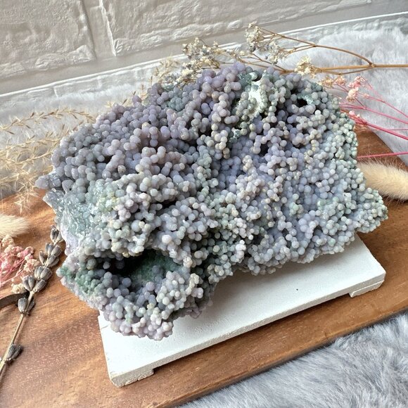 Gorgeous Large Grape Agate Raw Specimen - Picture 9 of 10